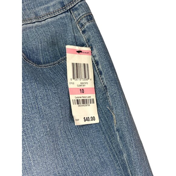 Style & Co Womens Light Blue Bootcut Denim Jeans Size 10 New With Tags - Picture 4 of 9